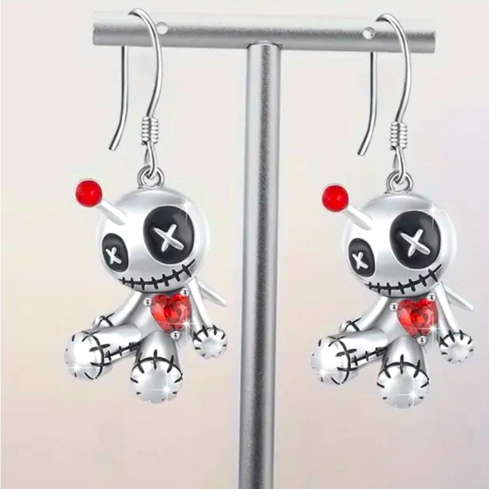 Voodoo Doll Earrings-NWT